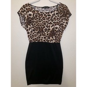 Leopard print dress